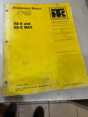 TK0181 THERMO KING Rd Manual