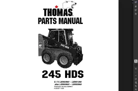 245HDS THOMAS Skid Steer Loader Manual Pdfs Usb #2