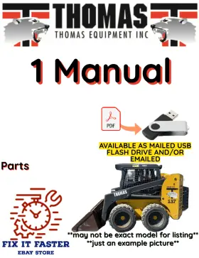 T135S THOMAS Skid Steer Loader Manual Pdfs Usb