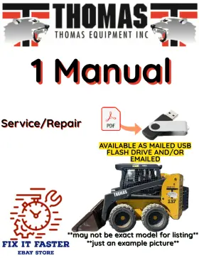 T173HLS THOMAS Skid Steer Loader Manual Service Repair Pdfs