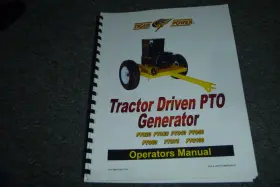 PTO100 TIGER POWER Generator Operator Manual User Xz