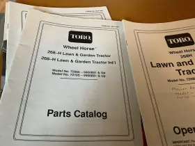 268H TORO Wheel Horse Lawn Garden Tractor Operator Marketing #3