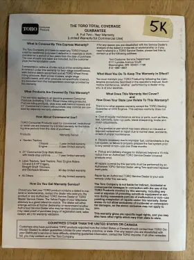 3315-355 TORO Wheel Horse Recycler Riding Mower Operators #2