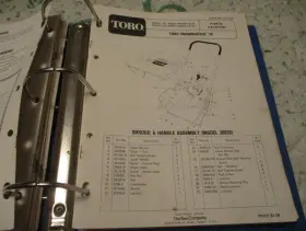 38014 TORO Snow Master Thrower Catalog Manual
