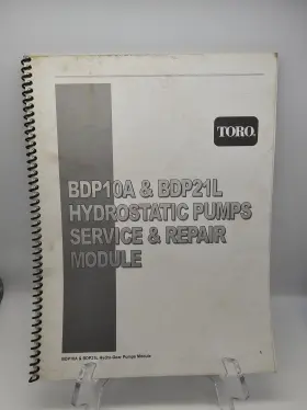 492-4749 TORO Hydrostatic Pumps Service Repair Manual Book