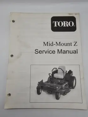 492-4758 TORO Mount Service Manual