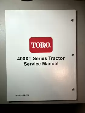 492-4779 TORO Tractor Service Manual #2