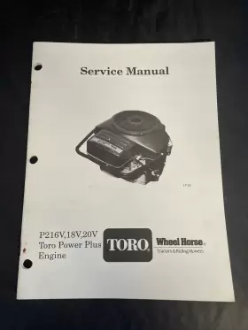 P216V TORO Power Engine Service Manual