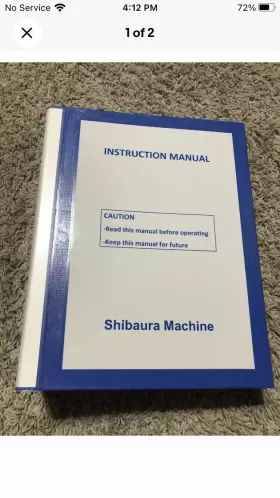 EC140SXIII-4A TOSHIBA Shibaura Instruction Manual