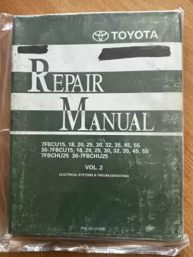 30-FBCU15 TOYOTA Forklift Repair Manual Electrical