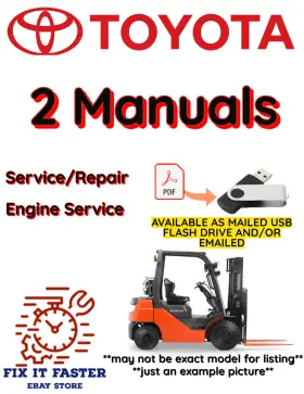 3FG60 TOYOTA Forklift Service Repair Engine Manual Pdf File