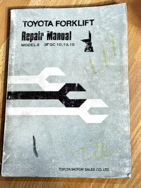 3FGC TOYOTA Forklift Repair Manual