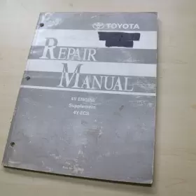 4Y-ECS TOYOTA Forklift Engine Repair Service Manual Book