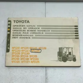 95330 TOYOTA Forklift Operators Manual