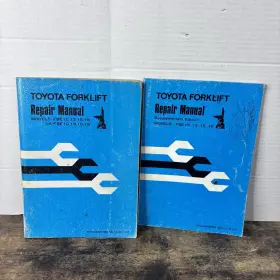 FBE10 TOYOTA Forklift Repair Manual Supplementary