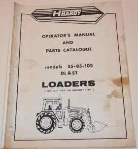 55-85-105 TRACTOR Hardy Loaders Operators Catalog