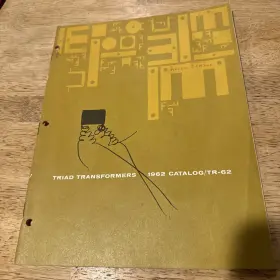 TR-62 TRIAD TRANSFORMERS Catalog