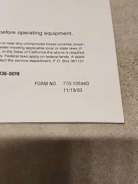 630C TROY-BILT Manual Tuffy Bronco Rear Tine Tiller #2