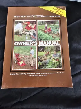 MN341285 TROY BILT Roto Tiller Power Composter Owners Manual