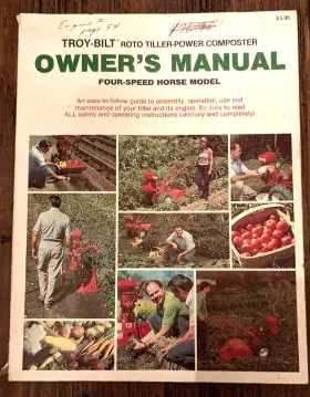 MNL-24H-2-80 TROY BILT Roto Tiller Power Composter Owners