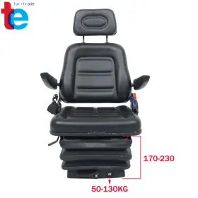 TR70626 TURITRADE Tractor Forklift Seat Suspension Backrest #2