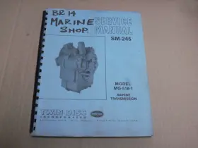 MG-518-1 TWIN DISC Marine Transmission Service Manual