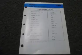 HFB52 Trw Integral Power Steering Gear Specifications Manual