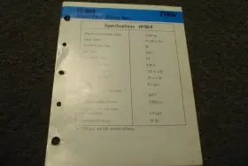 HFB64 Trw Integral Power Steering Gear Specifications Manual