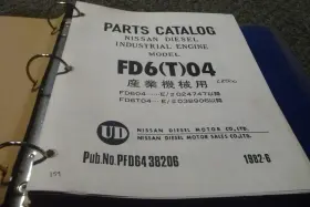 FD6T04 UD NISSAN Diesel Engine Catalog Manual Xz