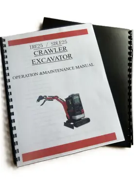 OIIRE25M2025 Mini Excavator Track Hoe Operation Manual