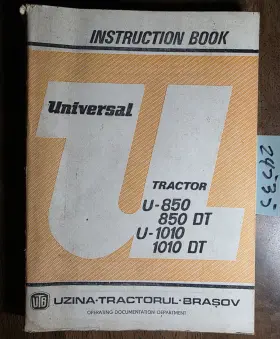 U-1010 Utb Dt Tractor Instruction Operator Manual