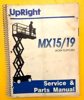 11364 UPRIGHT Service Manual Platform Ns