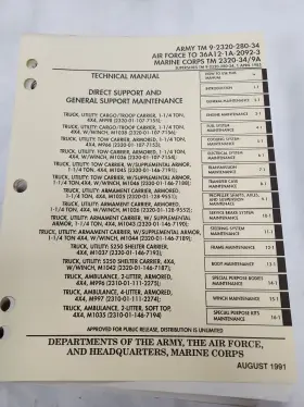 9-2320-280-34 US MILITARY Marines Army General Manual
