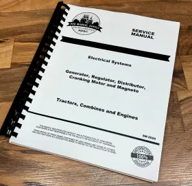 SM-2029 USA MANUAL SUPPLY Rebuild Deere Edison Splitdorf Cd
