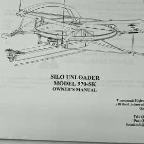 970-SK VALMETAL Silo Unloader Owners Service Manual Book #2