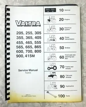 205-405 VALTRA Tractor Service Manual