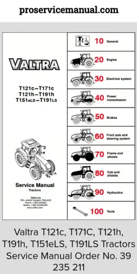 T151EH VALTRA Tractors Service Manual