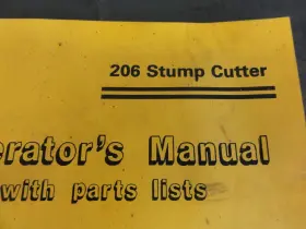 105400-C53 VERMEER Stump Cutter Operators Manual #2