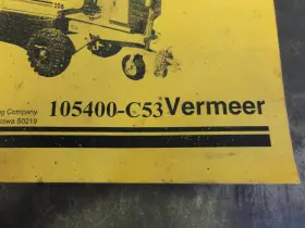 105400-C53 VERMEER Stump Cutter Operators Manual #3