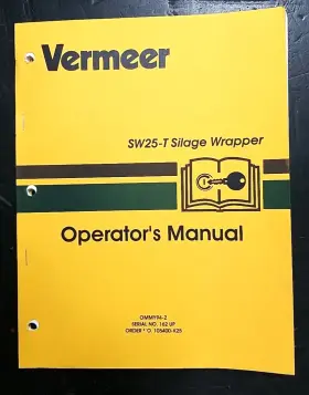 105400-K25 VERMEER Silage Operators Manual