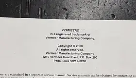 105400-S76 VERMEER Baler Manual #3