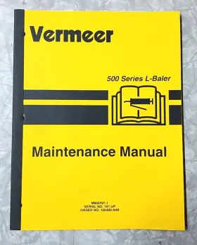 1054000-N47 VERMEER Baler Operators Manual