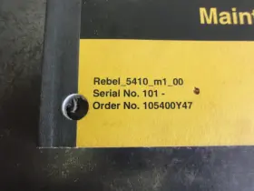 105400Y47 VERMEER Rebel Baler Manual #3