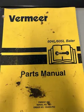 604L-605L VERMEER Baler Manual #2