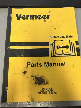 604L-605L VERMEER Baler Manual