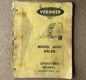 605C VERMEER Baler Operators Manual