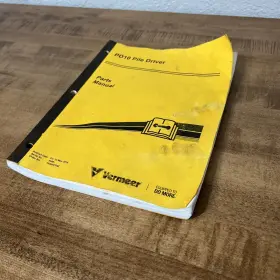 PD10 VERMEER Pile Driver Manual #2