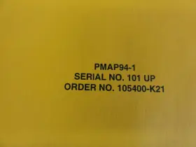 PMAP94-1 VERMEER Tractor Manual #3