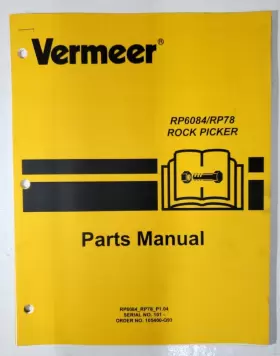 RP6084 VERMEER Picker Manual