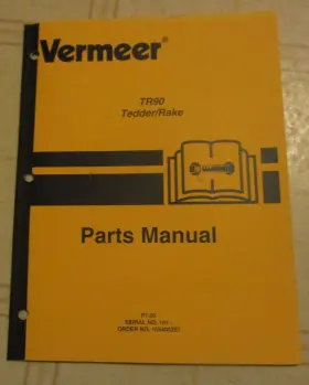 TR90 VERMEER Tedder Rake Catalog Manual